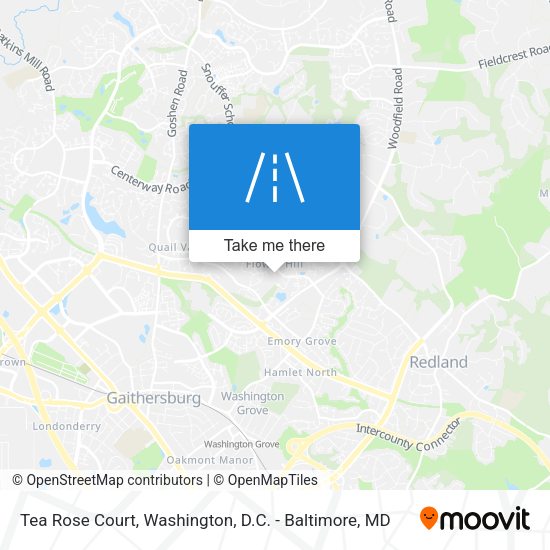Tea Rose Court map