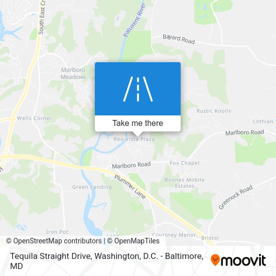 Tequila Straight Drive map