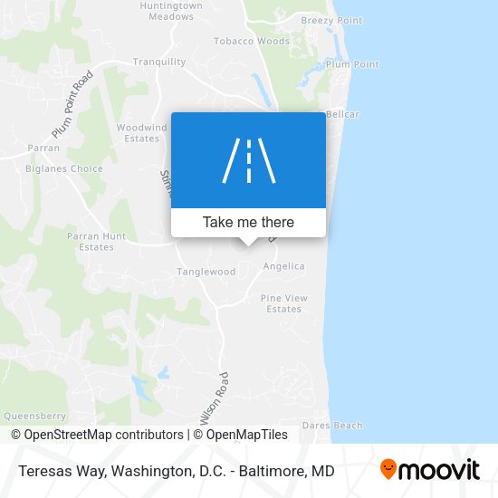 Mapa de Teresas Way