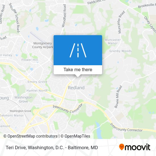 Teri Drive map