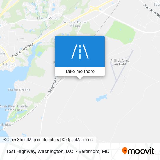 Test Highway map