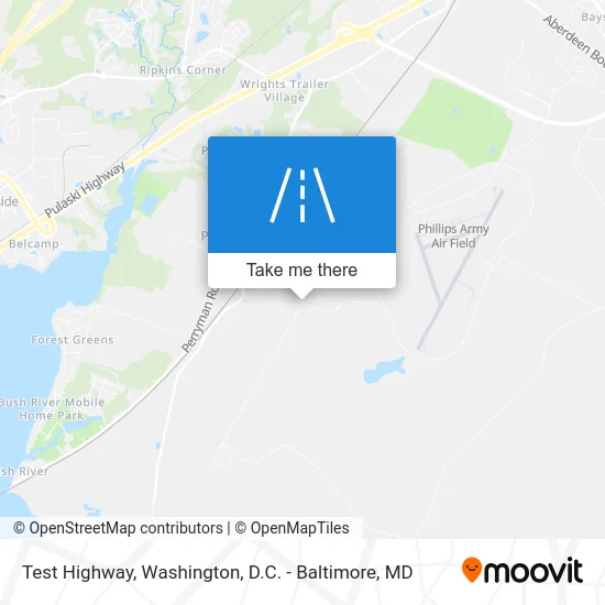 Test Highway map