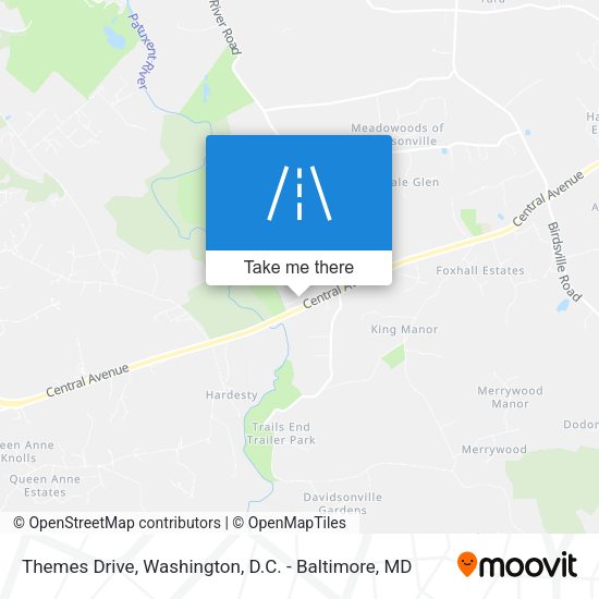 Themes Drive map