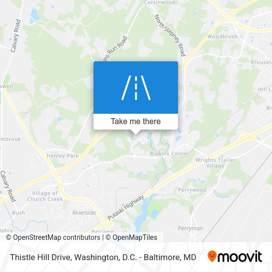 Thistle Hill Drive map