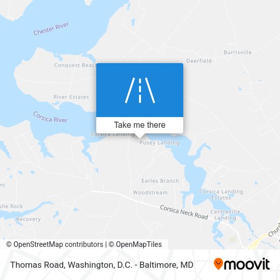 Thomas Road map
