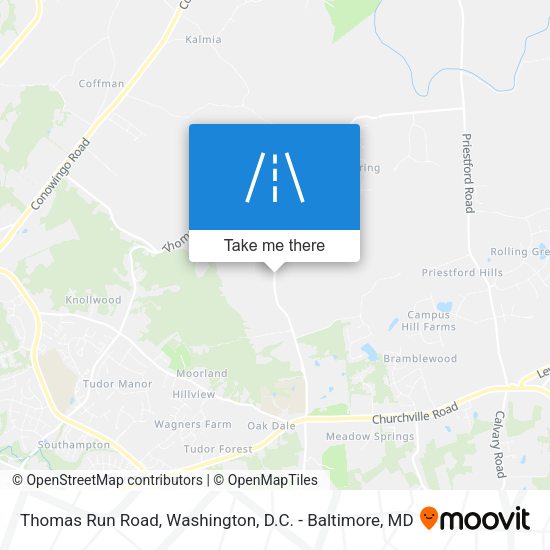 Thomas Run Road map