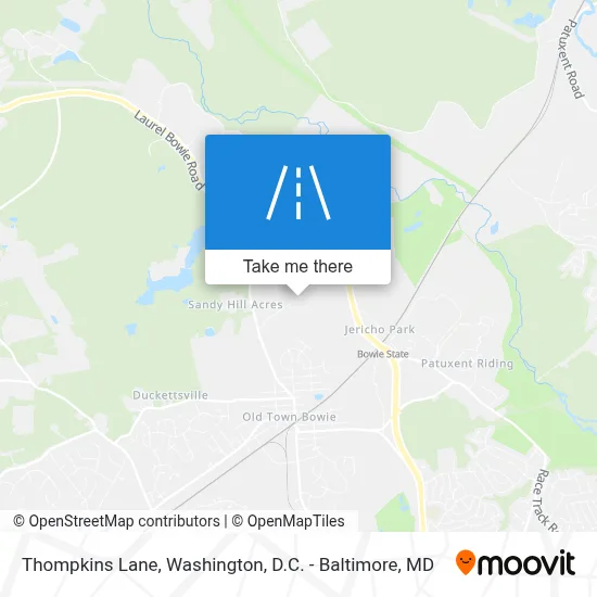 Thompkins Lane map