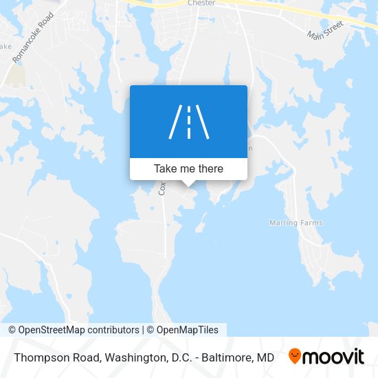 Mapa de Thompson Road