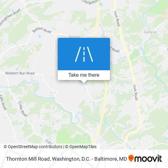 Mapa de Thornton Mill Road