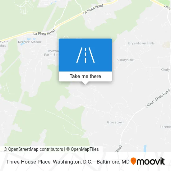 Three House Place map