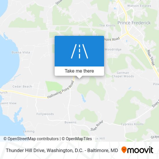 Mapa de Thunder Hill Drive