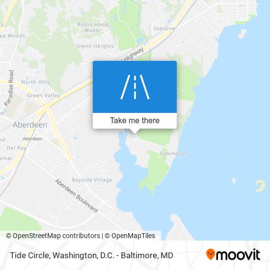 Tide Circle map