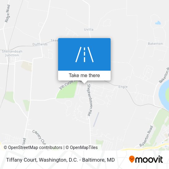 Mapa de Tiffany Court