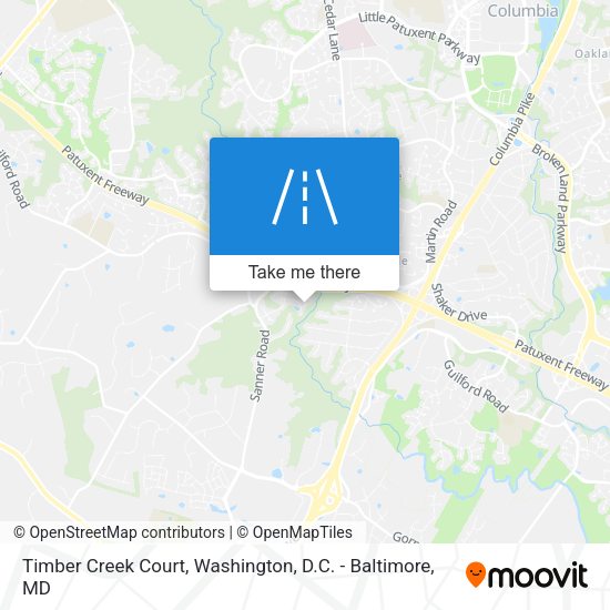 Timber Creek Court map
