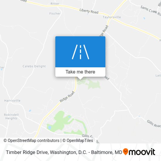 Mapa de Timber Ridge Drive