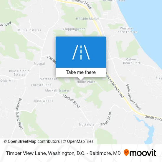 Timber View Lane map