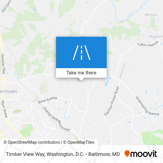 Mapa de Timber View Way