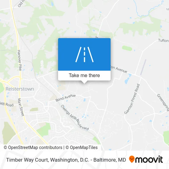 Timber Way Court map