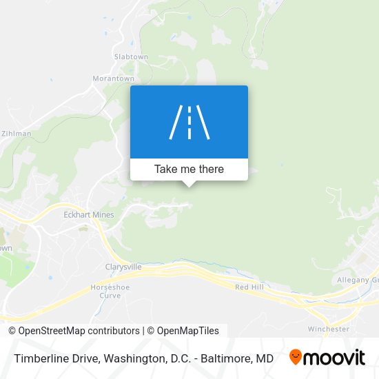 Mapa de Timberline Drive