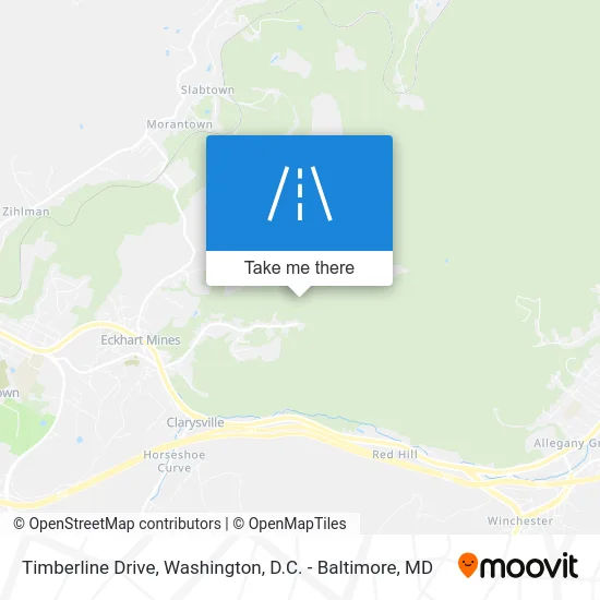 Timberline Drive map