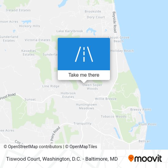 Tiswood Court map