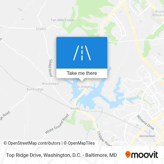 Top Ridge Drive map
