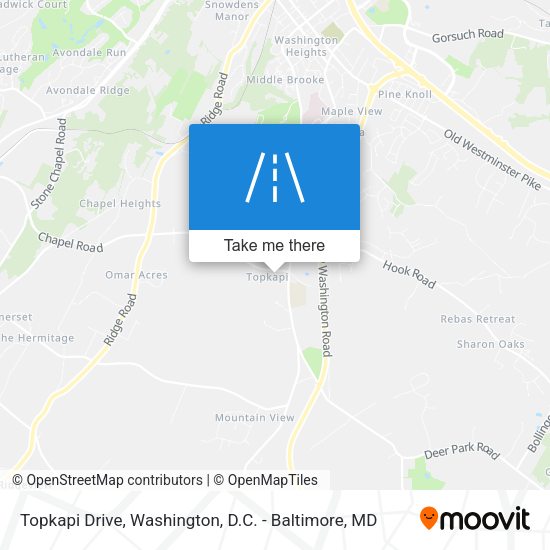Mapa de Topkapi Drive