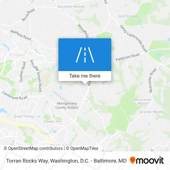 Torran Rocks Way map