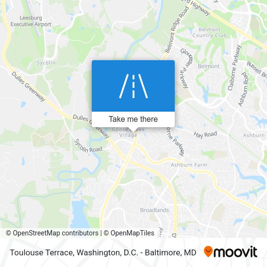 Toulouse Terrace map