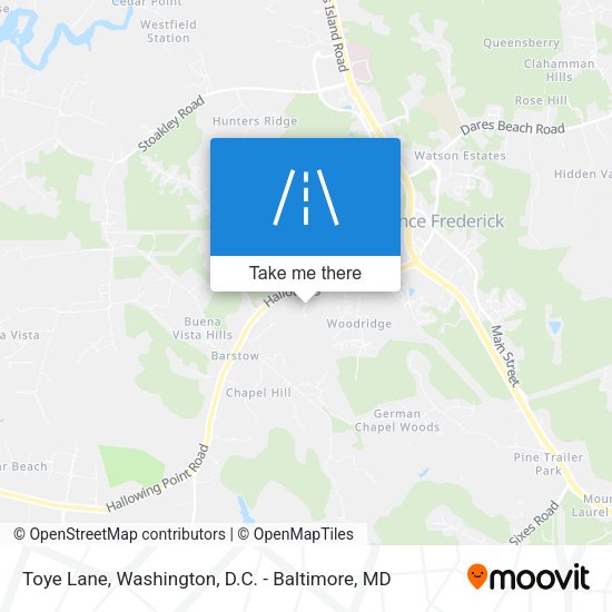 Mapa de Toye Lane