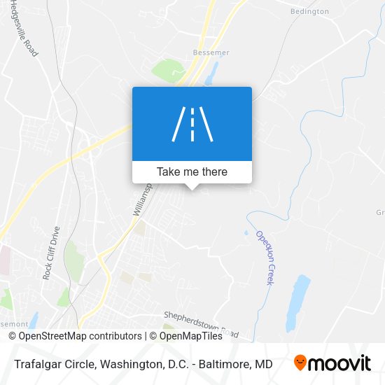 Trafalgar Circle map