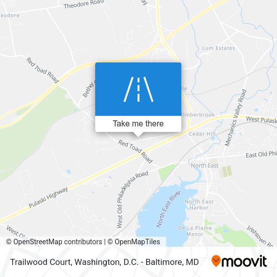Trailwood Court map