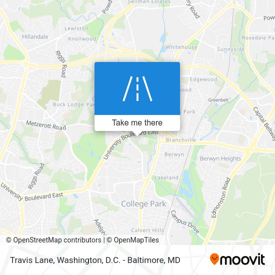 Travis Lane map