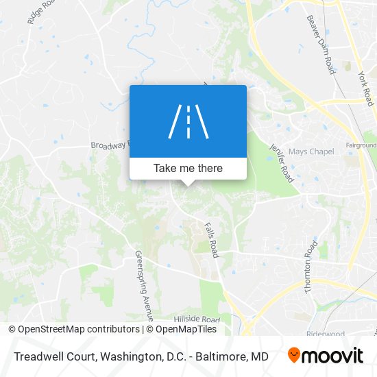 Treadwell Court map