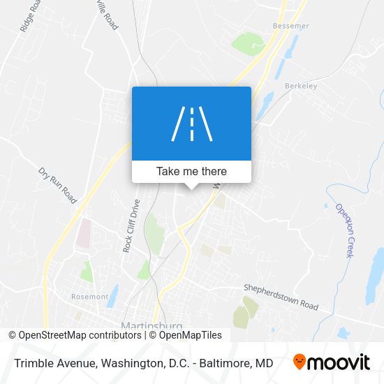 Trimble Avenue map