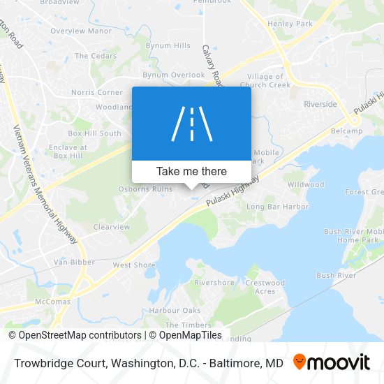 Mapa de Trowbridge Court