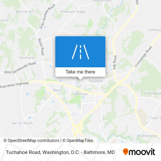 Mapa de Tuchahoe Road