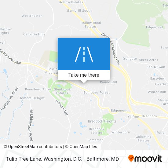 Mapa de Tulip Tree Lane