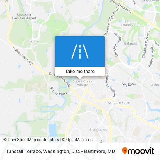 Tunstall Terrace map