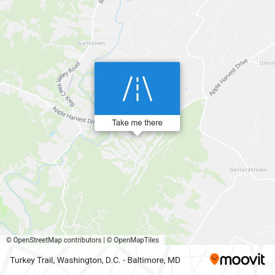 Turkey Trail map
