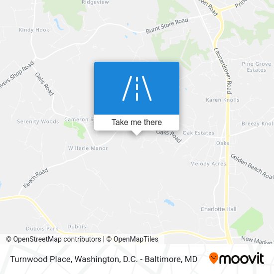 Mapa de Turnwood Place