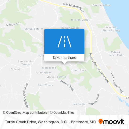 Turtle Creek Drive map