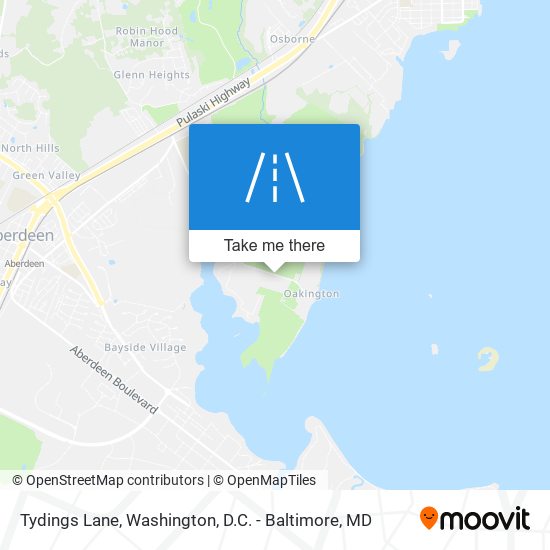 Mapa de Tydings Lane
