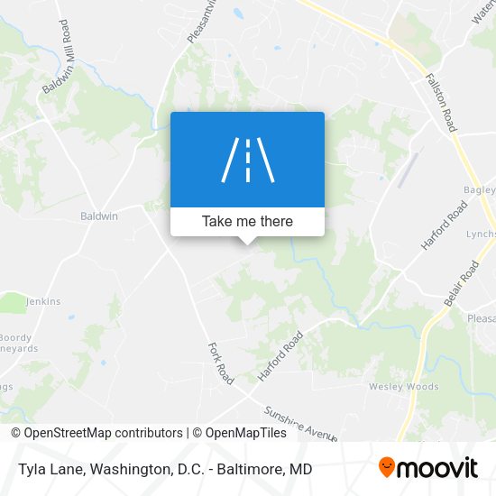 Tyla Lane map