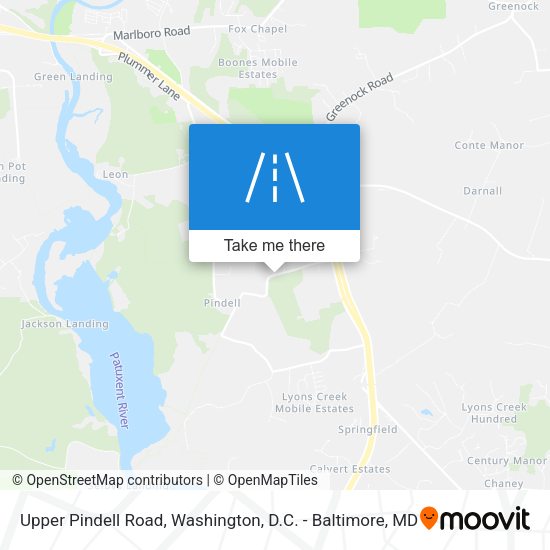 Mapa de Upper Pindell Road