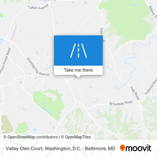 Valley Glen Court map