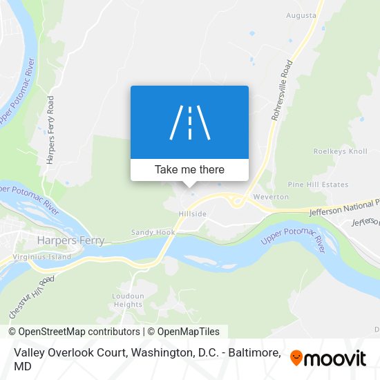 Valley Overlook Court map