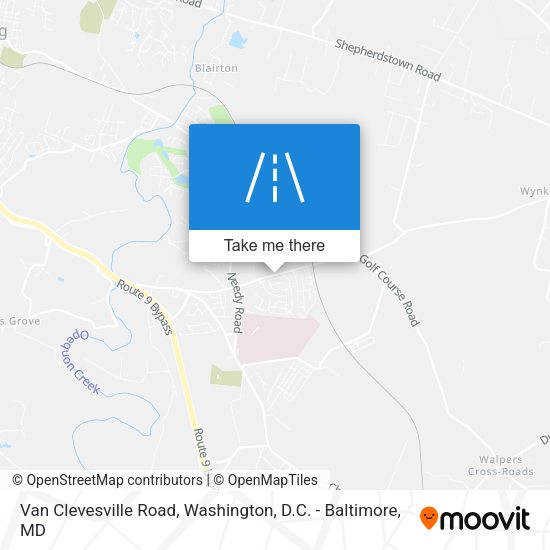 Mapa de Van Clevesville Road
