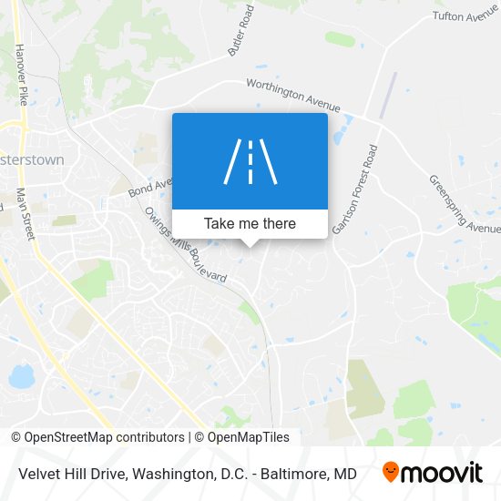 Mapa de Velvet Hill Drive
