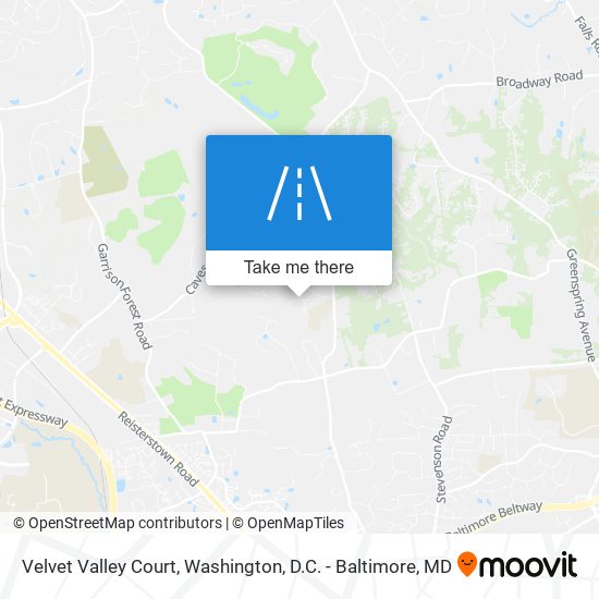 Velvet Valley Court map